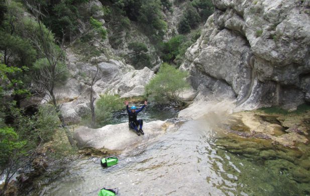 Vue canyon siagne de la pare